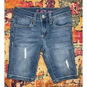 Girls Denim Skimmer Shorts (5)